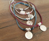 CIELITO B - collar personalizable medalla plata 19mm